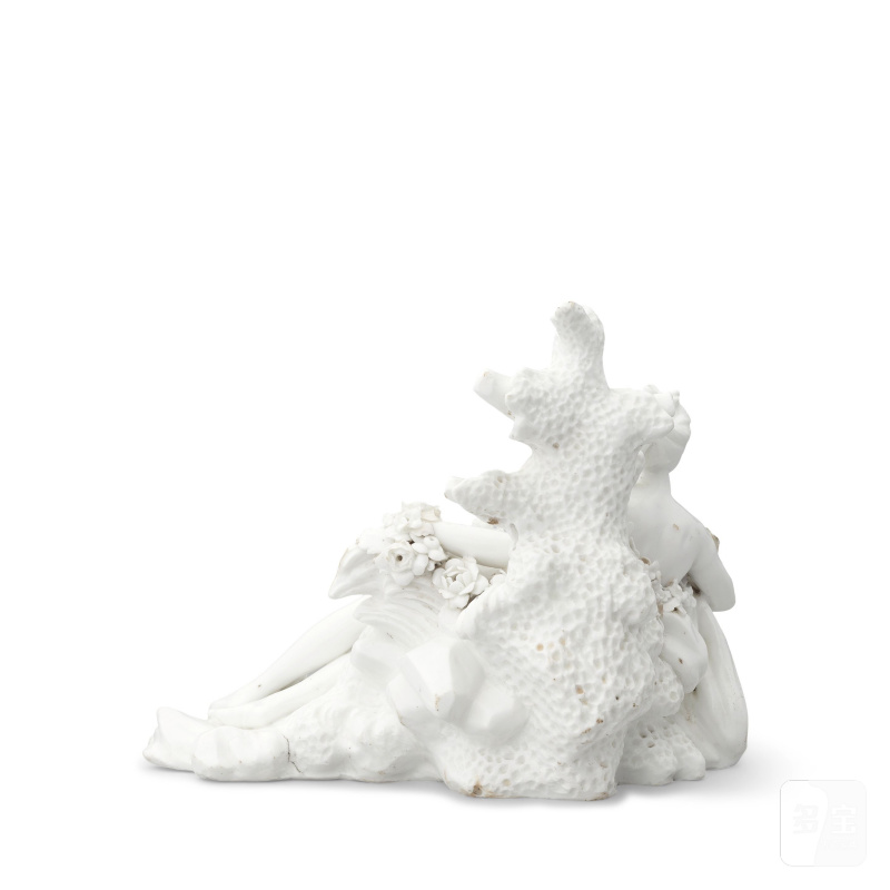 A Vincennes white figure of a Naiad or "Baigneuse avec urne", circa 1750 - 图8